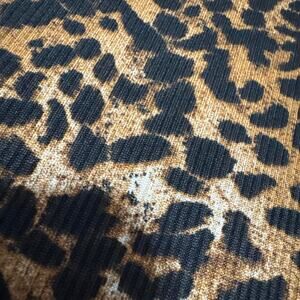 Bold leopard print pants